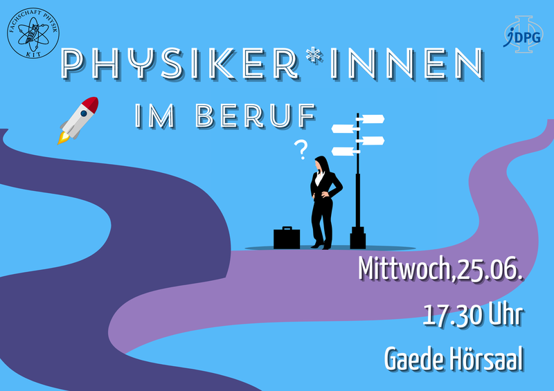 Poster Physiker*innen im Beruf